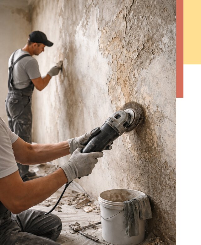 Снятие и удаление краски со стен в Элисте от 2175 руб. — ОТДЕЛОЧНИК-Элс