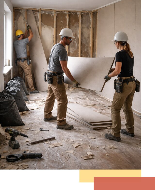 Демонтаж стеновых панелей в Элисте быстро и аккуратно