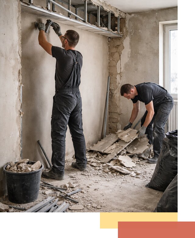 Демонтаж короба из гипсокартона в Элисте быстро и аккуратно