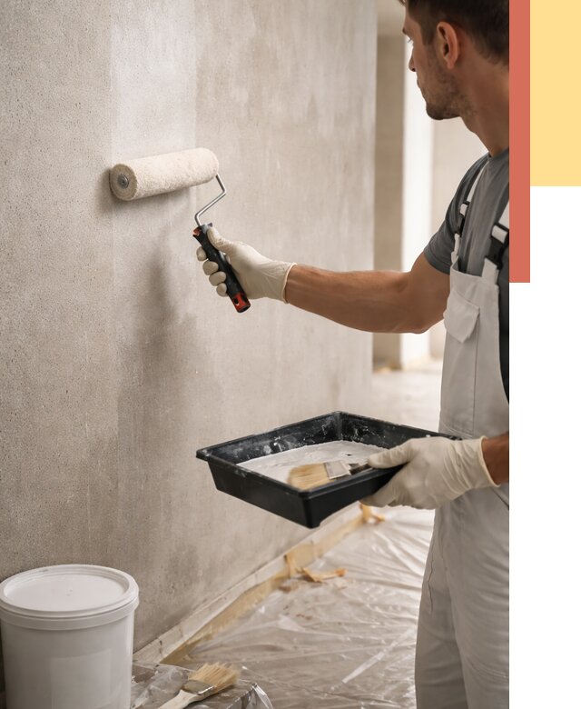 Грунтовка стен в Элисте от 2278 руб. м2 — быстро, недорого, с материалом | ОТДЕЛОЧНИК-Элс