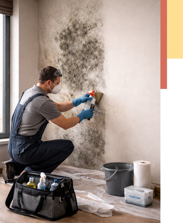 Удаление плесени со стен в Элисте от 2227 руб. — быстро и недорого | ОТДЕЛОЧНИК-Элс