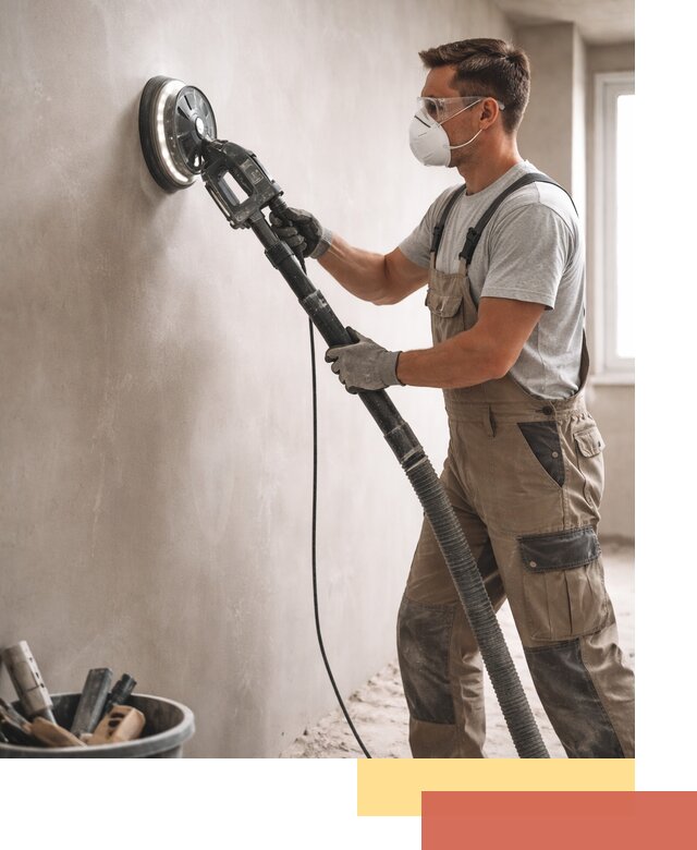 Профессиональная шлифовка стен в Элисте быстро и качественно