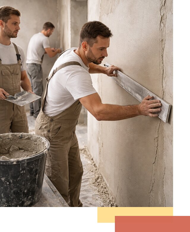 Штукатурка стен без маяков в Элисте быстро и качественно