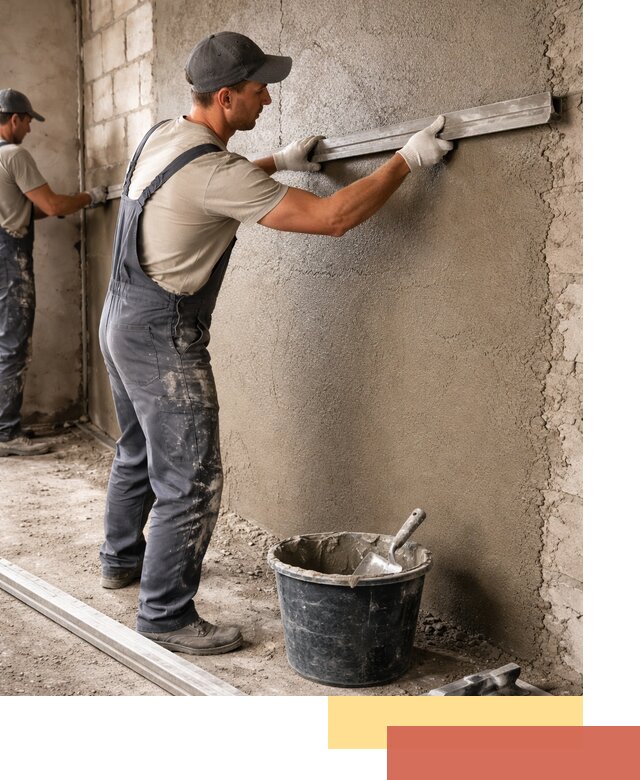 Штукатурка стен цементно-песчаная в Элисте профессионально
