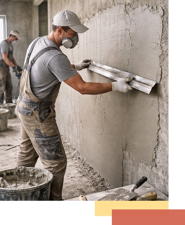 Штукатурка бетонных стен в Элисте качественно и долговечно