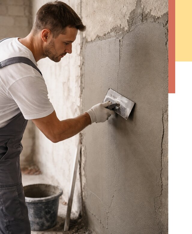 Штукатурка стен под плитку в Элисте от 4350 руб./м2 — выравнивание под плитку | ОТДЕЛОЧНИК-Элс