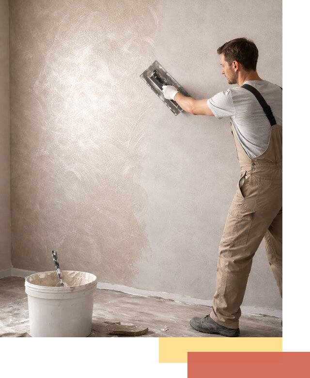 Декоративная штукатурка «Мокрый шелк» под ключ в Элисте