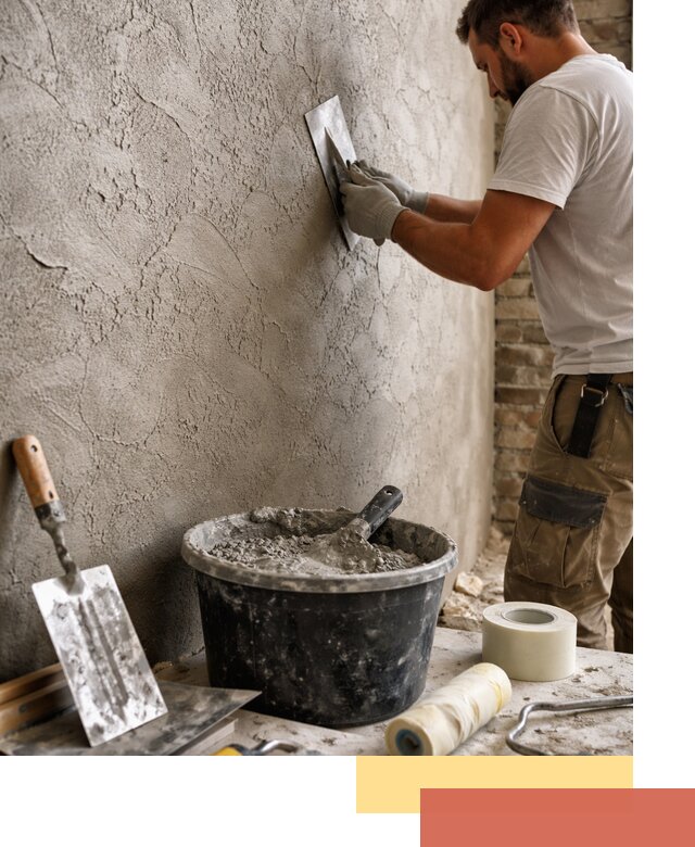 Декоративная штукатурка лофт в Элисте — отделка стен и потолков