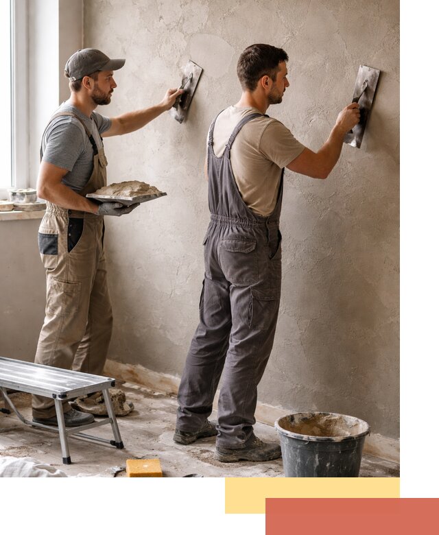 Ремонт декоративной штукатурки и восстановление фактуры в Элисте