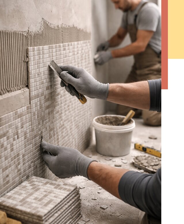 Облицовка стен мозаикой в Элисте от 3314 руб/м2 — укладка мозаики на стены | ОТДЕЛОЧНИК-Элс