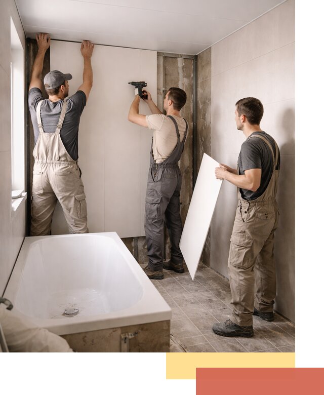 Отделка ванной панели ПВХ профессионально в Элисте