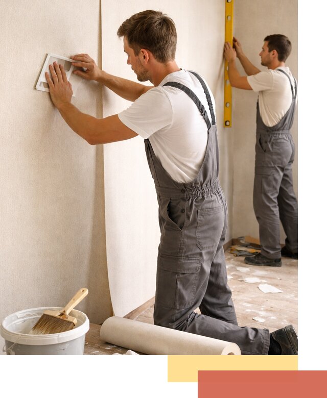 Поклейка бумажных обоев в Элисте качественно и недорого