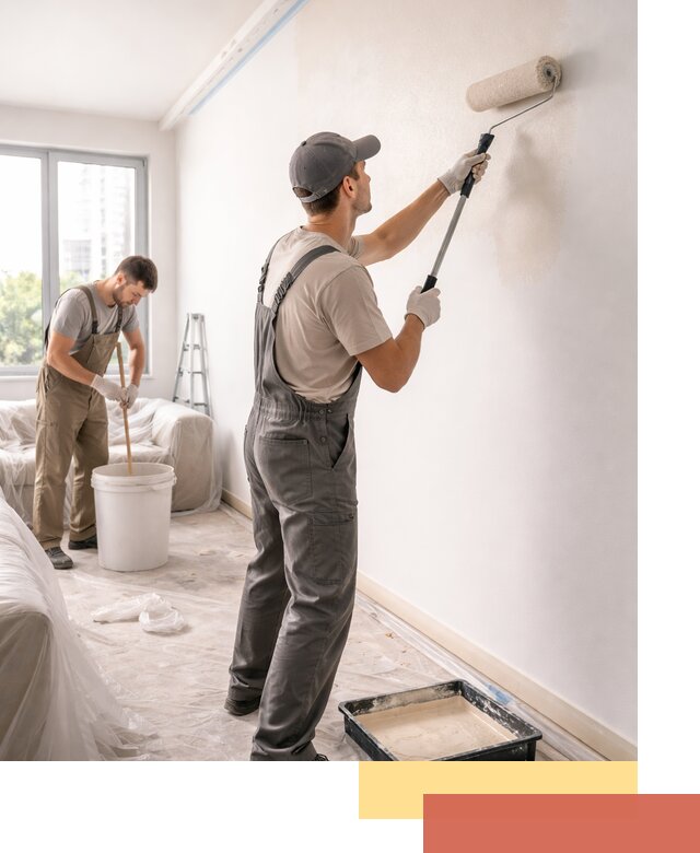 Покраска стен в офисе в Элисте — быстрый и качественный ремонт