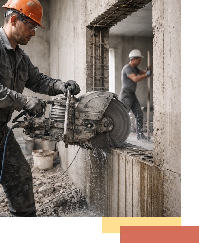 Алмазная резка проемов в Элисте быстро и точно