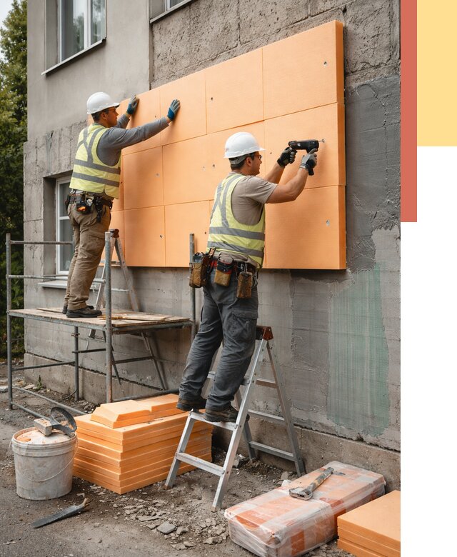 Утепление стен пеноплексом в Элисте от 1916 руб./м2 — быстро и недорого | ОТДЕЛОЧНИК-Элс