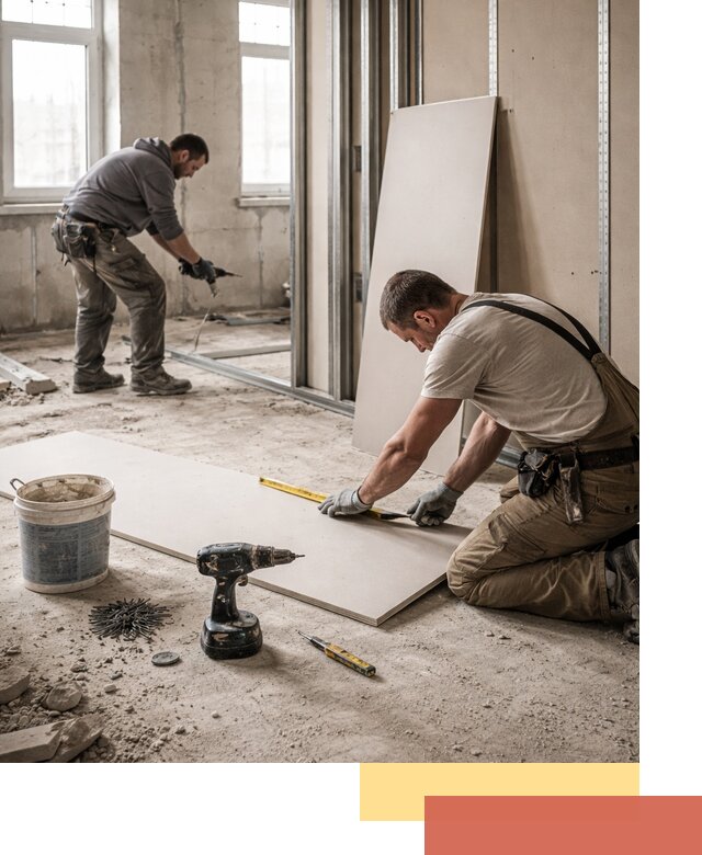 Кладка перегородок из ПГП под ключ в Элисте