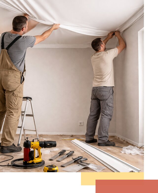 Монтаж ПВХ натяжного потолка в Элисте качественно и быстро