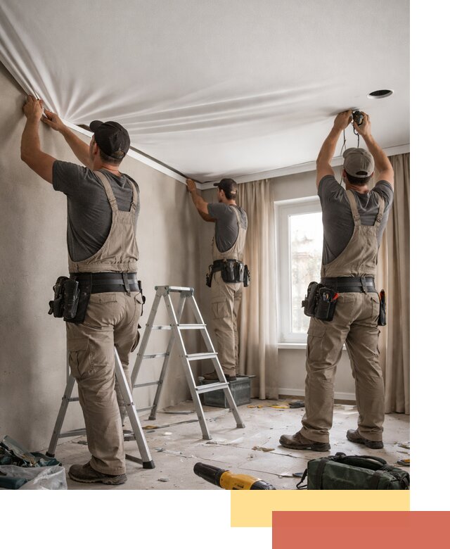 Монтаж матового натяжного потолка в Элисте качественно и быстро