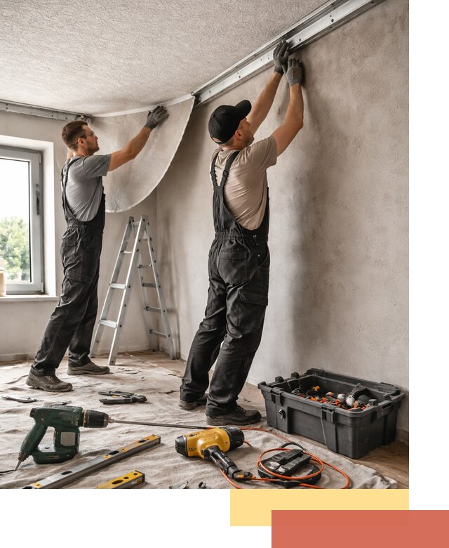 Монтаж фактурного натяжного потолка в Элисте качественно и быстро