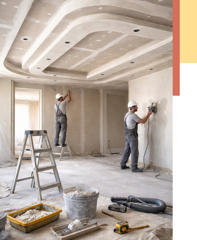 Многоуровневый потолок из гипсокартона в Элисте от 777 руб. под ключ | ОТДЕЛОЧНИК-Элс