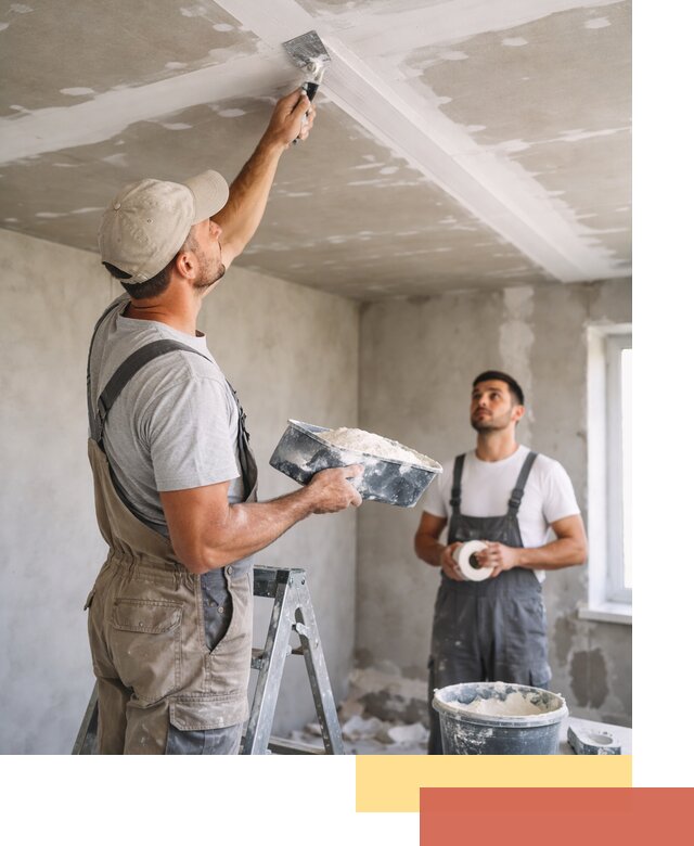 Обработка швов потолка ГКЛ в Элисте: качественная заделка и шпатлевка