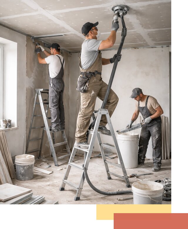 Ремонт потолка из гипсокартона в Элисте: быстрый и качественный монтаж