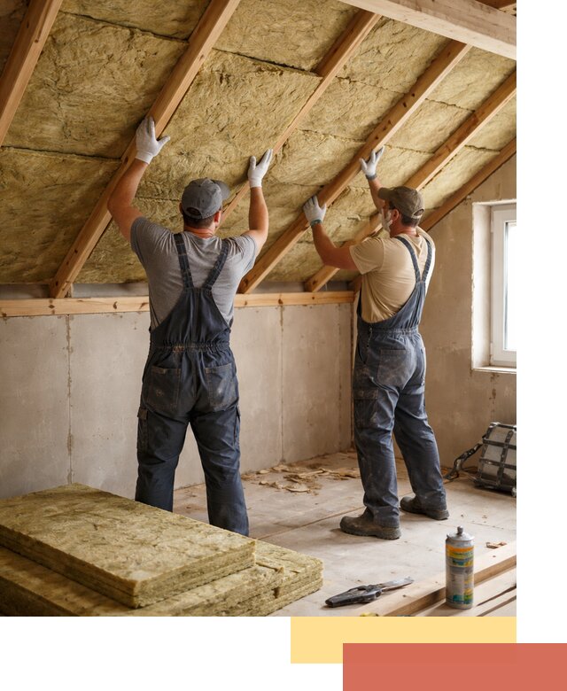 Утепление потолка минеральной ватой в Элисте